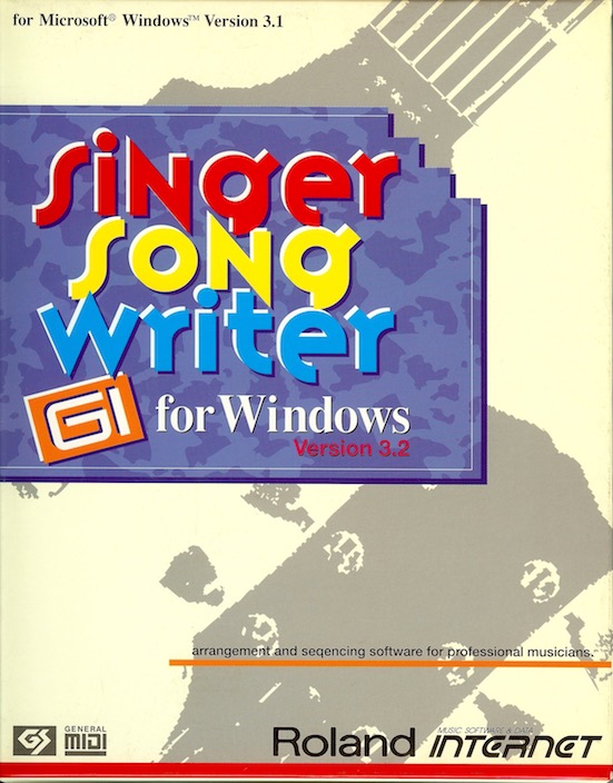 Roland SSW-3 Singer Song Writer Software with GI-10 Editor